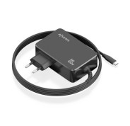 Aisens Cargador de Portatil GaN USB-C/PD 100W PD3.0 - Cable de 1.80m - Color Negro