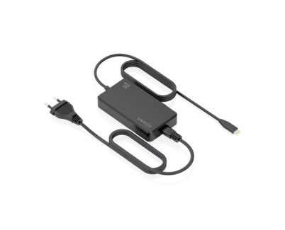 Aisens Cargador de Portatil GaN USB-C/PD 65W - Cable de 1.80m - Color Negro