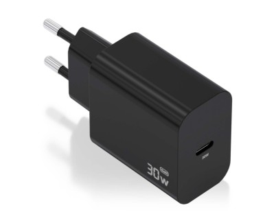 Aisens Cargador GaN 30W - USB-C PD3.0 - Color Negro
