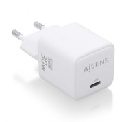 Aisens Cargador Gan USB-C 30W: Eficiencia Energetica y Seguridad - Tecnologia AI - Multiples Protocolos de Carga - Proteccion contra Sobrecarga y Cortocircuito - Compatible con Dispositivos USB-C