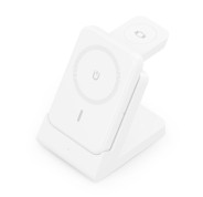 Aisens Cargador Inalambrico 15W - USB-C - Protocolo Qi - Moviles, Apple Watch y Auriculares - Powerbank - Proteccion Contra Sobretension, Sobretemperatura y sobrecorriente - Color Blanco