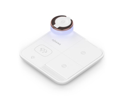 Aisens Cargador Inalambrico 15W - USB-C - Protocolo Qi - Moviles, Apple Watch y Auriculares - Proteccion Contra Sobretension, Sobretemperatura y sobrecorriente - Color Blanco