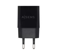 Aisens Cargador USB 10W Alta Eficiencia - 5V/2A - Color Negro