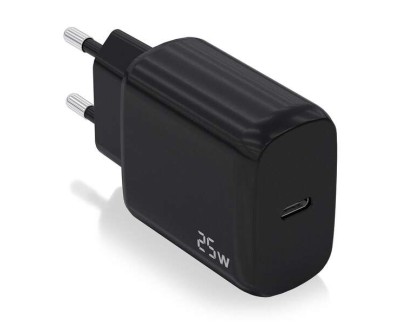 Aisens Cargador USB-C PD3.0 1 Puerto 1xUSB-C 25W - Color Negro