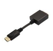 Aisens Conversor Displayport a DVI Single Link - DP/M-DVI/H - 15cm - Color Negro