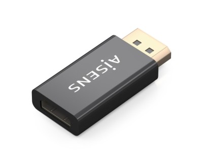 Aisens Conversor DisplayPort a HDMI 4K@60HZ - DP/M-HDMI/H - Color Negro