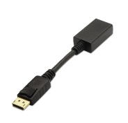 Aisens Conversor Displayport a HDMI - DP/M-HDMI A Hembra - 15cm - Color Negro