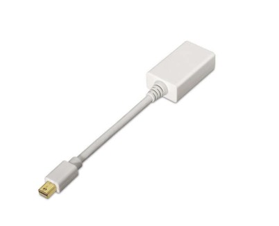 Aisens Conversor Mini DP a HDMI - mDP/M-HDMI A Hembra - 15cm - Color Blanco