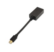 Aisens Conversor Mini DP a HDMI - mDP/M-HDMI A Hembra - 15cm - Color Negro