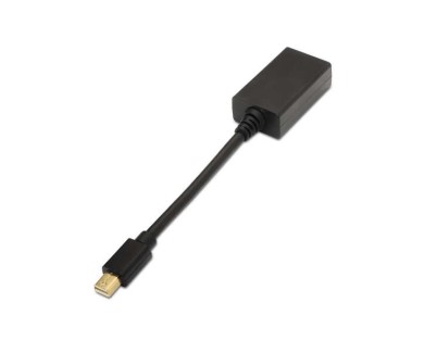 Aisens Conversor Mini DP a HDMI - mDP/M-HDMI A Hembra - 15cm - Color Negro