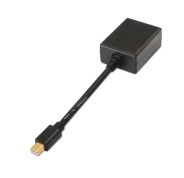 Aisens Conversor Mini DP a SVGA - mDP/M-SVGA Hembra - 15cm - Color Negro