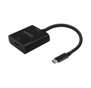 Aisens Conversor USB-C a HDMI 4K@30Hz - USB-C/M-HDMI/H - 15cm - Color Negro
