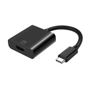 Aisens Conversor USB-C a HDMI 4K@60HZ - USB-C/M-HDMI/H - 15cm - Color Negro