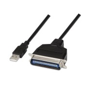 Aisens Conversor USB Impresora - Tipo A Macho a CN36(IEEE1284)/M - 1.5m - Color Negro