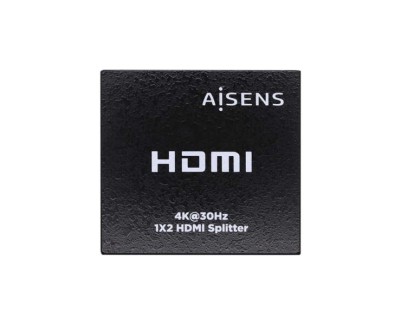 Aisens HDMI Duplicador 4K@30HZ 1x2 con Alimentacion - Color Negro