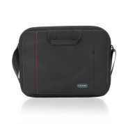 Aisens Maletin para Portatil 15,6\" - Acolchado Fino - Bolsillo Frontal con Cremallera - Diseño Multifuncional - Color Negro