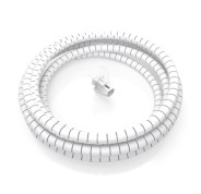 Aisens Organizador de Cable en Espiral 25mm - 1.0m - Color Blanco
