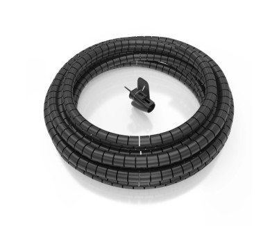 Aisens Organizador de Cable en Espiral 25mm - 10m - Color Negro