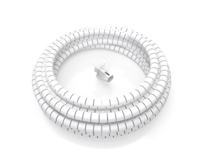 Aisens Organizador de Cable en Espiral 25mm - 2.0m - Color Blanco