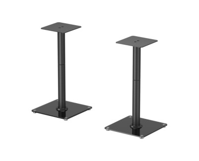 Aisens Pack Soporte Universal de Suelo para Altavoces - Carga Max. 25Kg - Altura 61cm - Color Negro