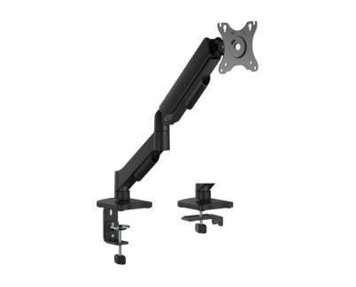 Aisens Soporte de Mesa ECO Contrapeso Giratorio e Inclinable para Monitor/TV 9kg (3 Pivotes - 1 Brazo) de 17-32 - Color Negro