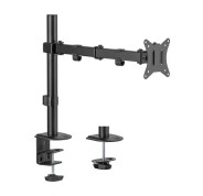 Aisens Soporte de Mesa ECO Giratorio e Inclinable para Monitor/TV 9kg (3 Pivotes - 1 Brazo) de 17-32 - Color Negro