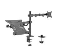 Aisens Soporte de Mesa Giratorio e Inclinable para Portatil y Monitor/TV 9Kg de 17-32\" - Color Negro