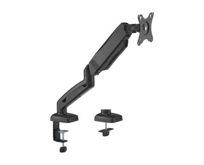 Aisens Soporte de Mesa PRO Contrapeso Giratorio e Inclinable para Monitor/TV 9kg (3 Pivotes - 1 Brazo) de 17-32 - Color Negro