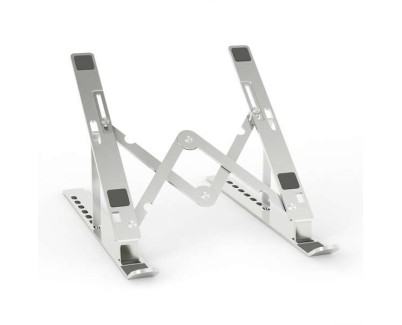 Aisens Soporte de Sobremesa Ajustable para Portatil / Tablet - Color Plata