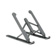 Aisens Soporte de Sobremesa Ajustable para Portatil / Tablet Oscuro - Color Gris