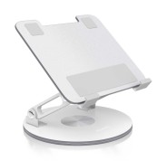 Aisens Soporte de Sobremesa Giratorio Ajustable para Portatil / Tablet 7\"-13\" - Color Plata