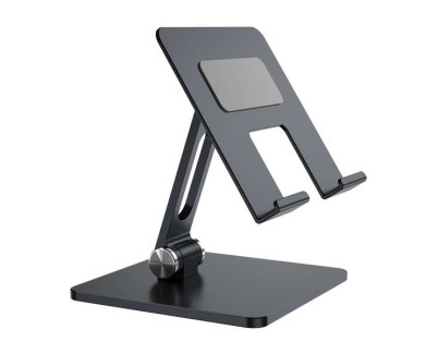 Aisens Soporte de Sobremesa Tama&ntilde;o XXL Ajustable (2 Pivotes) para Movil / Tablet - Color Gris