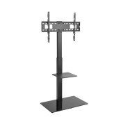 Aisens Soporte de Suelo con Bandeja DVD (37\"-70\", 40Kg) - Color Negro
