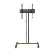 Aisens Soporte de Suelo Eco con Rueda para Monitor/TV 35Kg de 32-55 - Color Negro