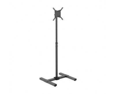 Aisens Soporte de Suelo Inclinable y Extensible para Monitor/TV de 13?-42? - Acero de Alta Resistencia - Pintura Electrostatica - Vesa Maximo 200x200mm - Carga Maxima 20Kg - Inclinacion 0º/+30º - Color Negro