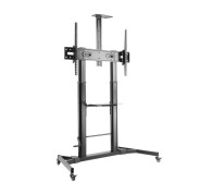 Aisens Soporte de Suelo para TV/Monitor de 60\" a 100\" - Max 100kg - Ajustable en altura - Movimiento Horizontal y Vertical