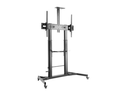 Aisens Soporte de Suelo para TV/Monitor de 60\" a 100\" - Max 100kg - Ajustable en altura - Movimiento Horizontal y Vertical