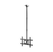 Aisens Soporte de Techo Giratorio - Inclinable - Extensible (TV 37\"-80\", 50Kg) - Color Negro