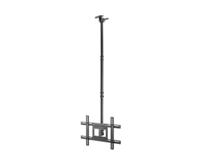 Aisens Soporte de Techo Giratorio - Inclinable - Extensible (TV 37\"-80\", 50Kg) - Color Negro