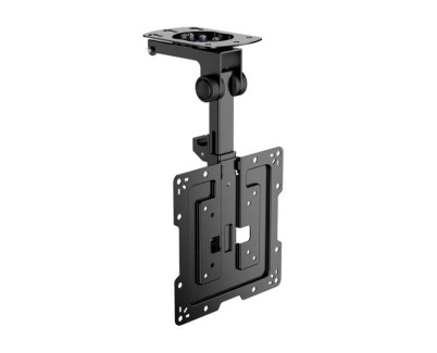 Aisens Soporte de Techo Giratorio - Plegable para Monitor/TV 20Kg de 19-43 - Color Negro