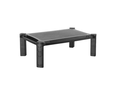 Aisens Soporte Elevador XL para Monitor hasta 32\" o Portatil - Regulable en Altura - Compartimento Guardaobjetos - Gestion de Cables - Peso Max. 10kg