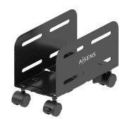 Aisens Soporte Metalico Ajustable de Suelo para CPU - Color Negro