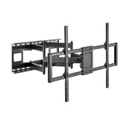 Aisens Soporte PRO Giratorio - Inclinable y Nivelable para Monitor/TV 120kg de 60-120 - Color Negro