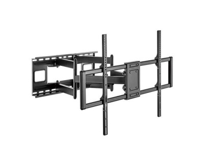 Aisens Soporte PRO Giratorio - Inclinable y Nivelable para Monitor/TV 120kg de 60-120 - Color Negro
