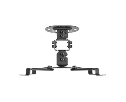 Aisens Soporte Universal Giratorio - Inclinable de Techo para Proyector - Hasta 13.5Kg - Color Negro