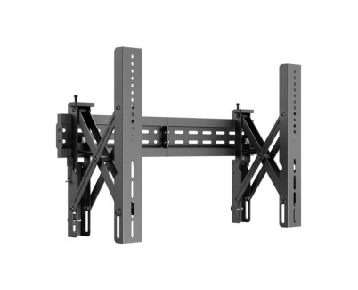 Aisens Soporte Videowall Pop-Out TV 37?-70? - Acero Alta Resistencia - Sistema Extensible - Vesa Max 600x400mm - Carga Max 70Kg - Color Negro