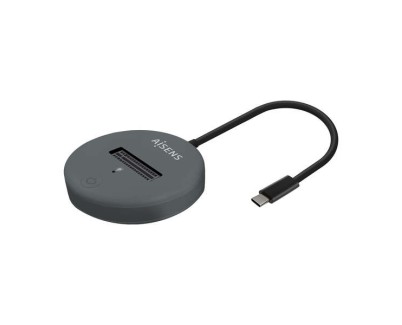 Aisens USB-C Dock M.2 (NGFF) Asuc-M2D014-Gr SATA/NVME a USB3.1 GEN2 - Color Gris