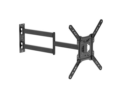 Aisens WT65TSLE-383 ECO Soporte de Pared con Brazo para TV de 23\"-65\" - Giratorio, Inclinable y Nivelable - Peso Maximo 35kg - VESA 400x400mm - Color Negro