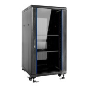 Aiten Data AI6822 Armario de Suelo 22U - Ancho 600 - Fondo 800 - Con Accesorios - Ruedas con Freno - Color Negro Aiten Data AI6822 Armario de Suelo 22U - Ancho 600 - Fondo 800 - Con Accesorios - Ruedas con Freno - Color Negro