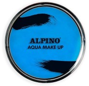Alpino Aqua Make-up Polvera de Maquillaje Facial Acuarelable - Se Lava con Agua y Jabon - Color Azul